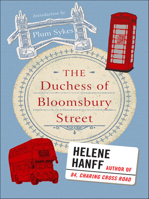 cover image of The Duchess of Bloomsbury Street